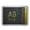 5 x 1 Gramme d'Or Fin Valcambi