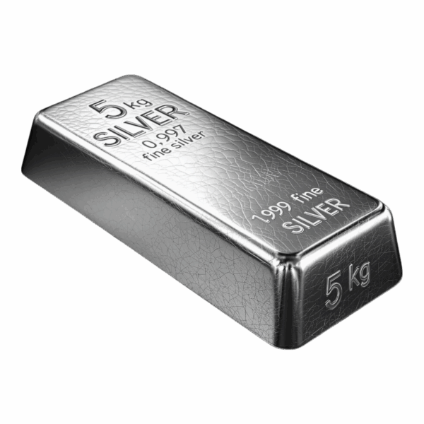 Barre d'Argent Fin 5000 Grammes