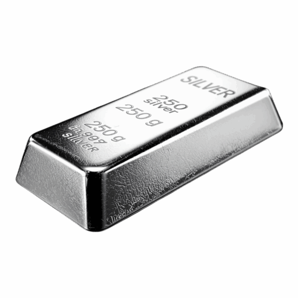 Lingot d'Argent Fin  250 Grammes