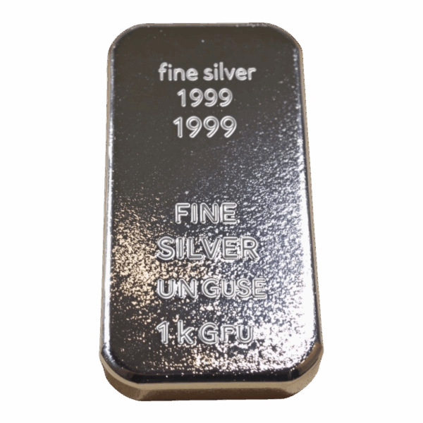 Lingot d'Argent Fin 1000 Grammes