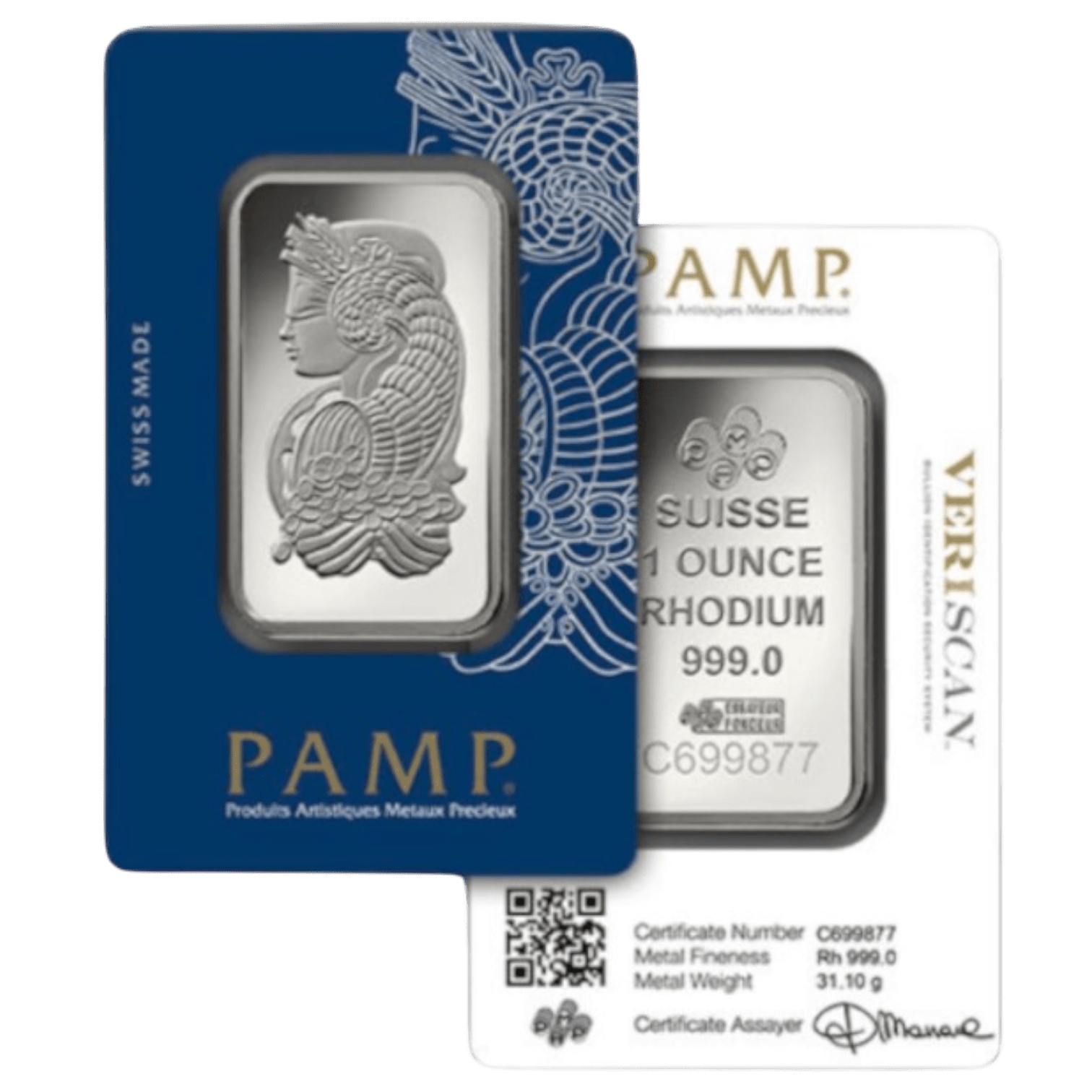 Lingotin Rhodium 1 Once – Image 2