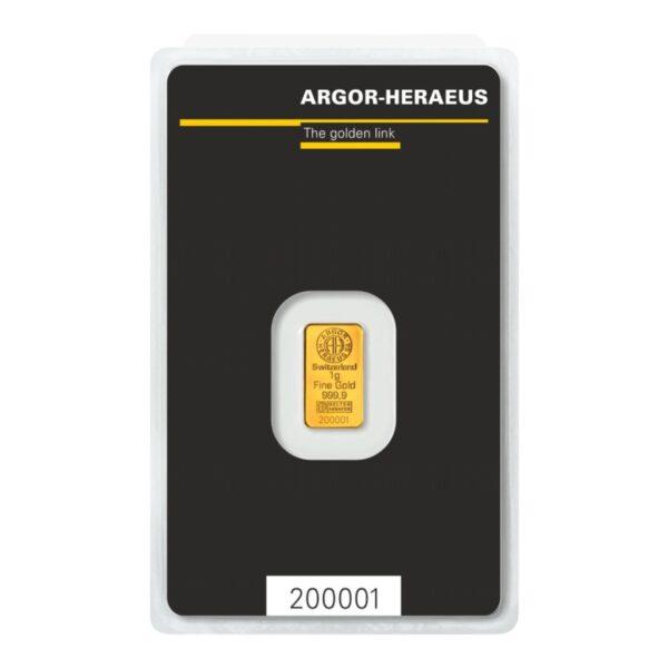 Lingotin 1 Gramme d’Or Fin