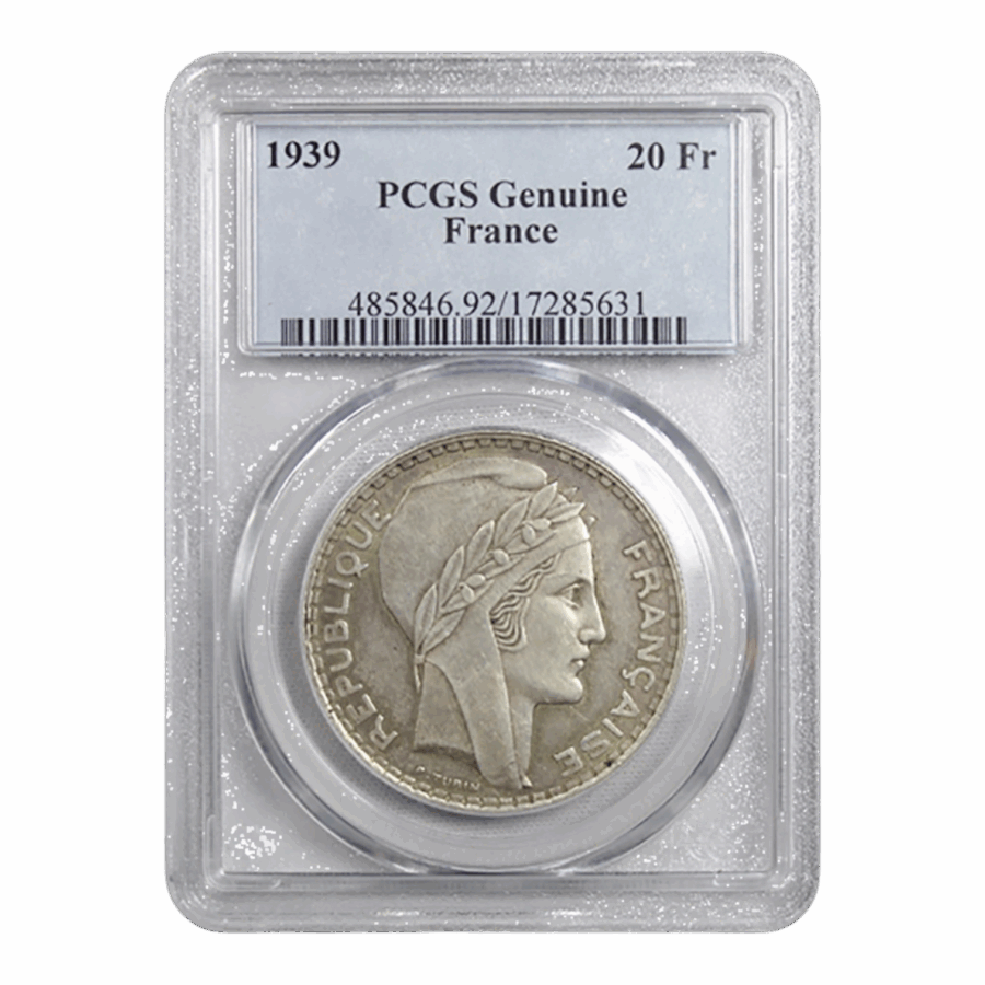 20 Francs Turin de 1939
