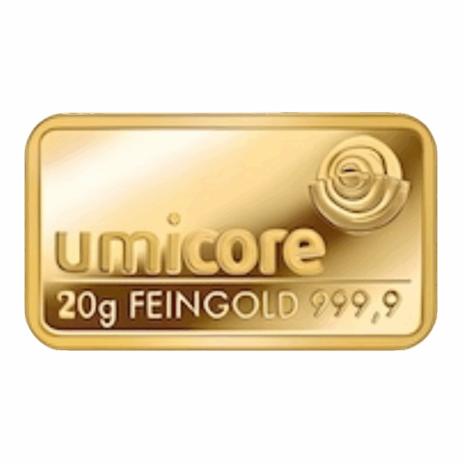Lingotin 20 Grammes d’Or Fin