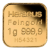 Lingotin 1 Gramme d’Or Fin