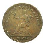 Guyane Britannique Penny 1838 – Image 2