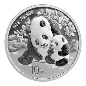 Panda en Argent Fin de 30 grammes