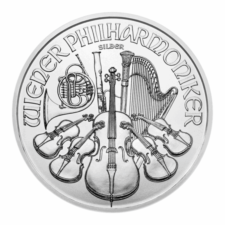 Philharmonique de Vienne en Argent Pur à 999.9‰
