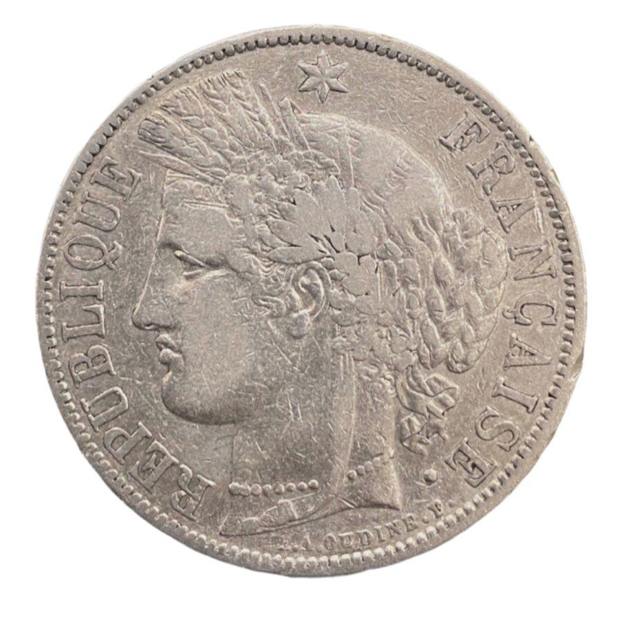 5 FRANCS CÉRÈS 870 À PARIS