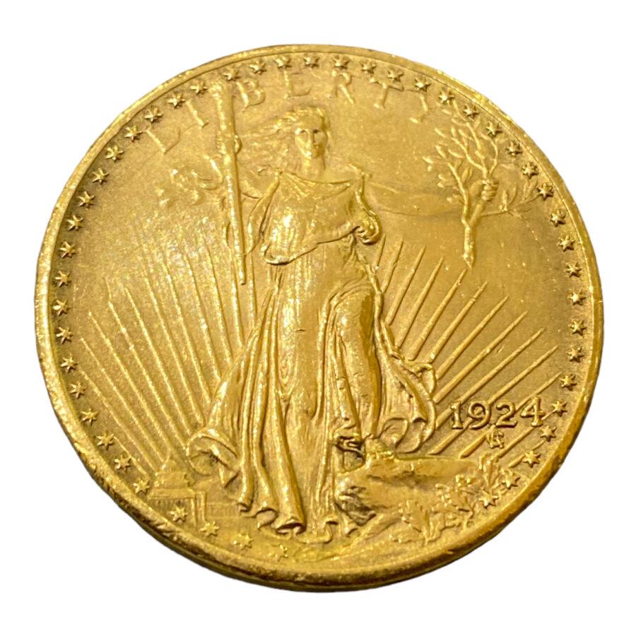 USA – 20 DOLLARS – SAINT- GAUDENS, 1924 Double Eagle