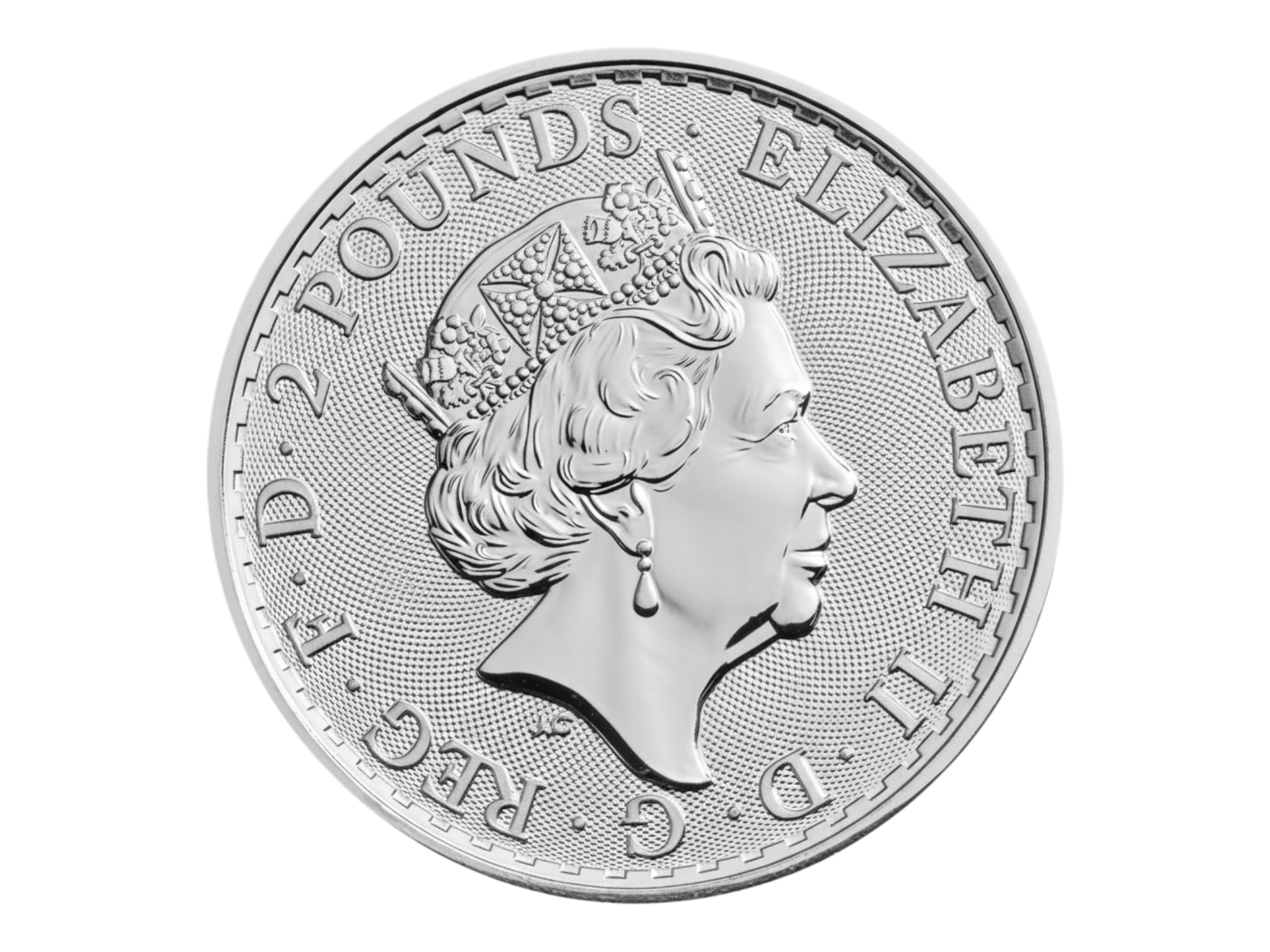 500 Pièces Britannia Argent Fin
