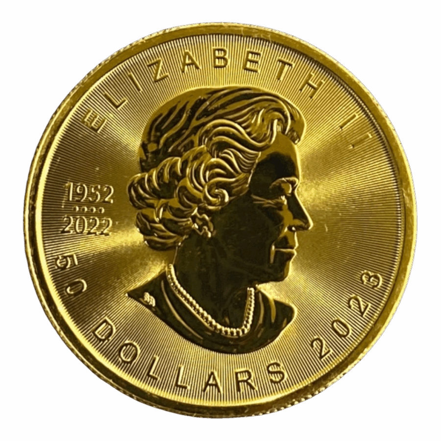 Maple Leaf 1 Once Or Fin – 50 Dollars Canada