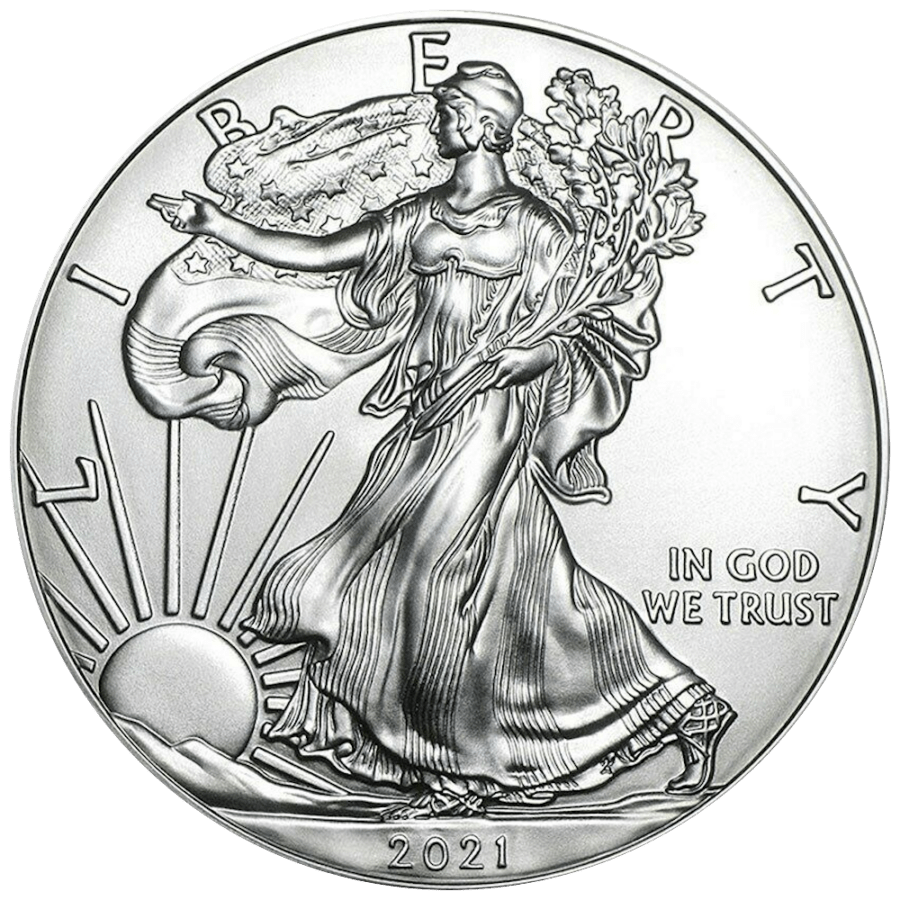 500 Pièces Silver Eagle Argent Fin
