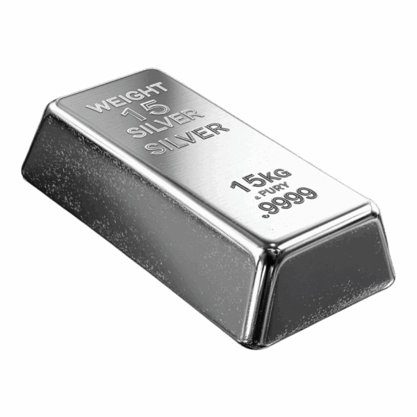 Barre d'Argent Fin 15000 Grammes