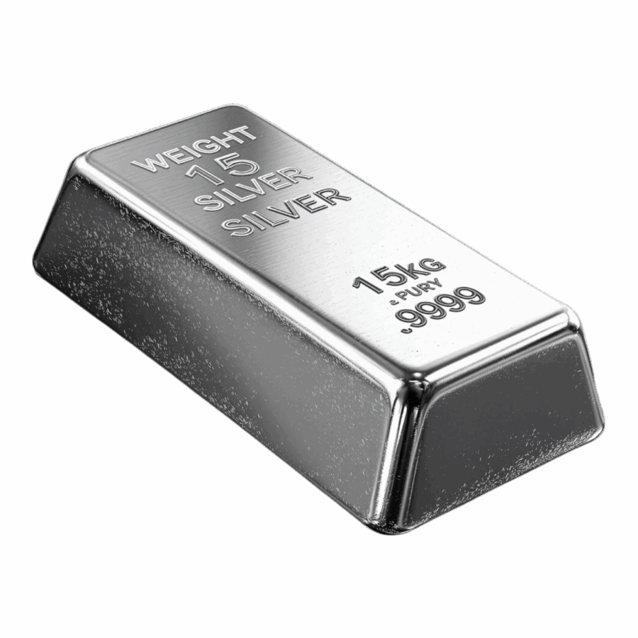 Barre d'Argent Fin 15000 Grammes