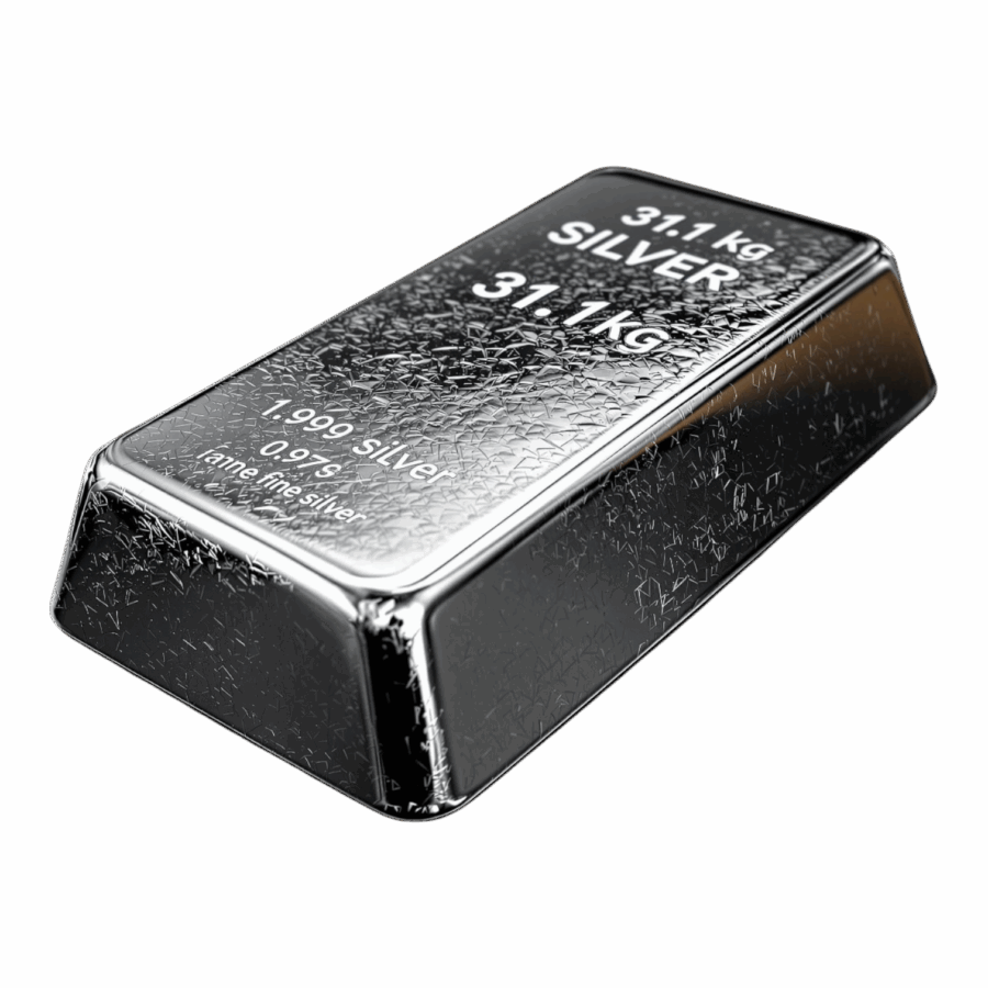 Barre d'Argent  Fin 31.1 kilos