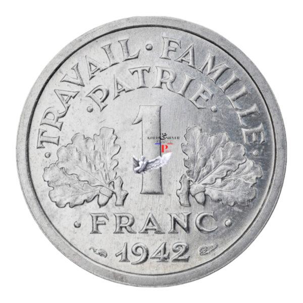1 Franc Bazor, 1942, Très rare