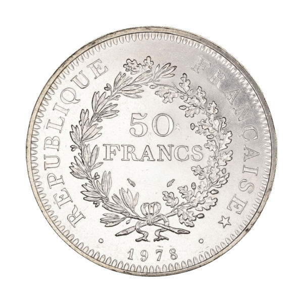 50 Francs Argent Hercule 1978