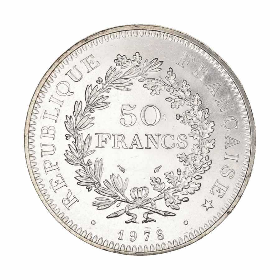 50 Francs Argent Hercule 1978