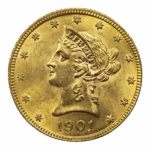 10 Dollars US Or Fin 900.00 ‰