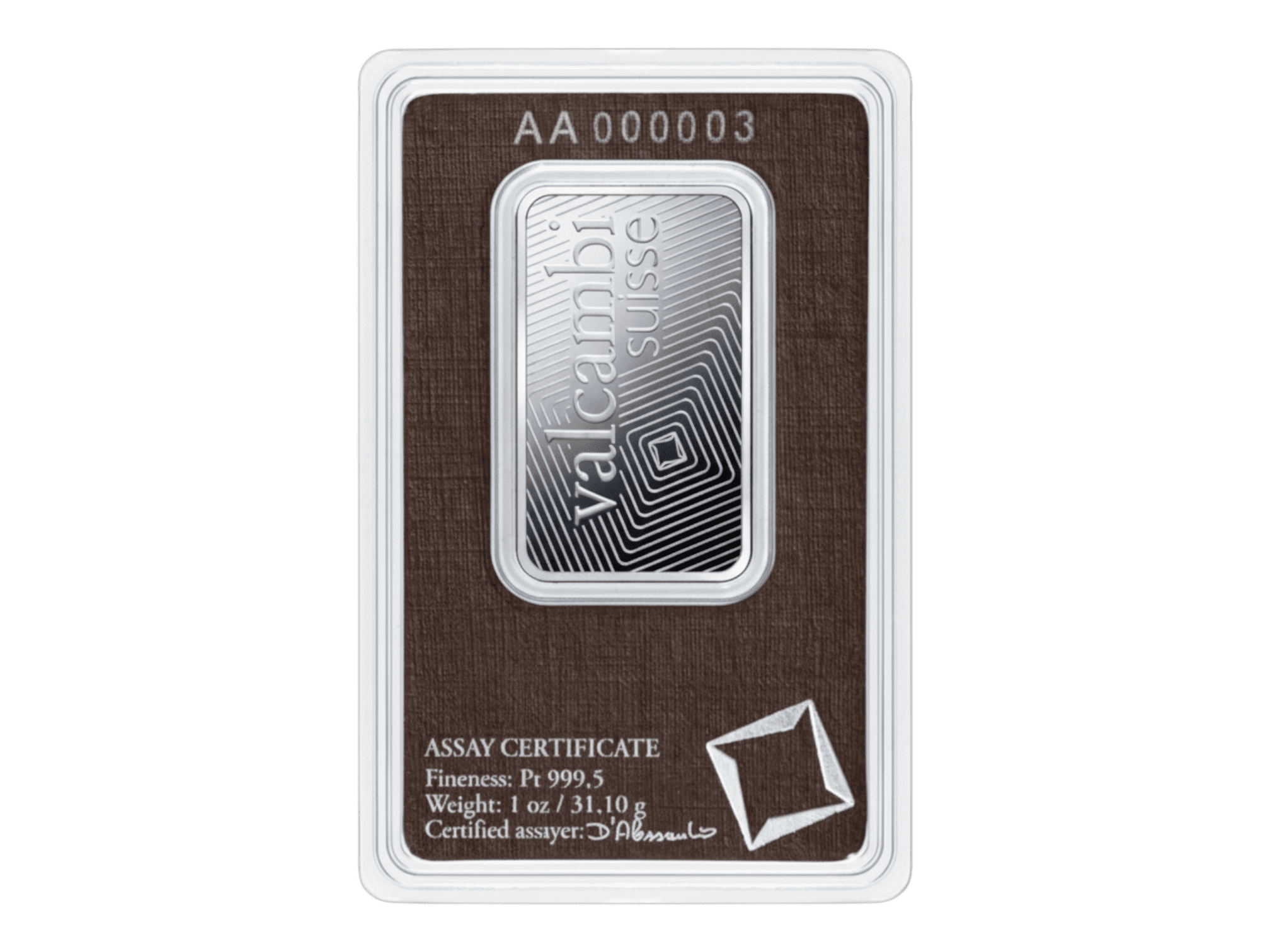 1 Oz Platine