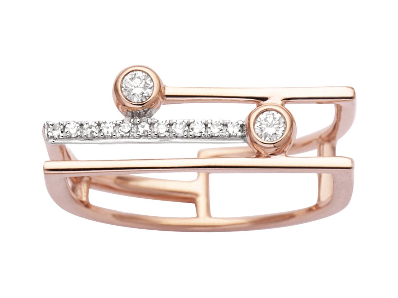 Titre: Or 750 millièmes minimum garanti Carats Diamants :0,12 CT Pureté diamant: H-SI