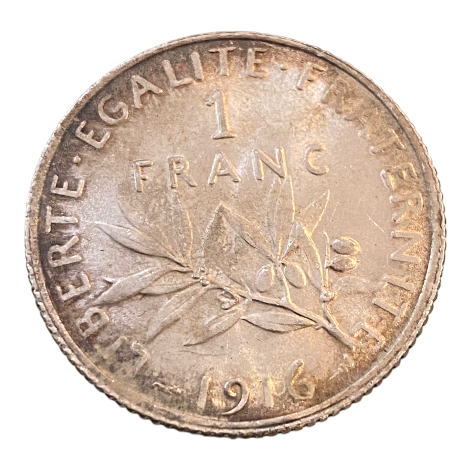 Monnaie France 1 Franc Semeuse en Argent