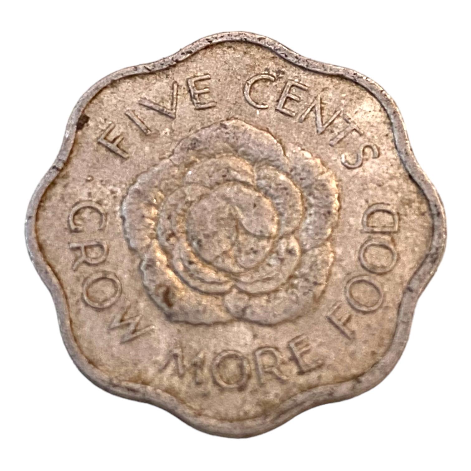 5 cents - Elizabeth II