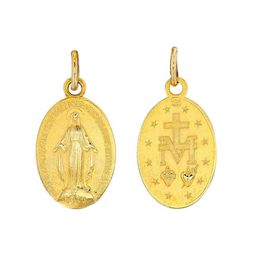 Médaille Forme Ovale - Miraculeuse