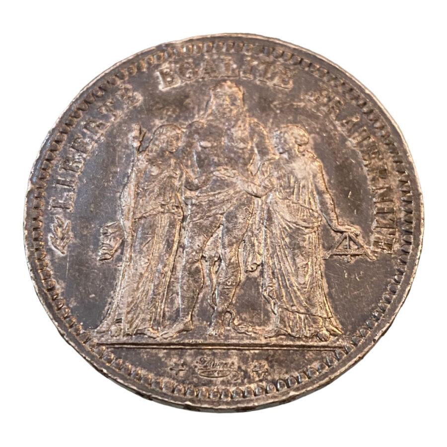 5 Francs Hercule 1873 À Paris