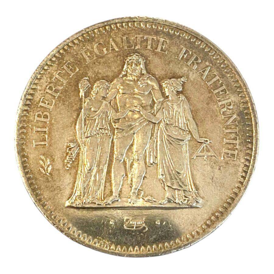 50 Francs Hercule en Argent (1977-1980) – Image 2