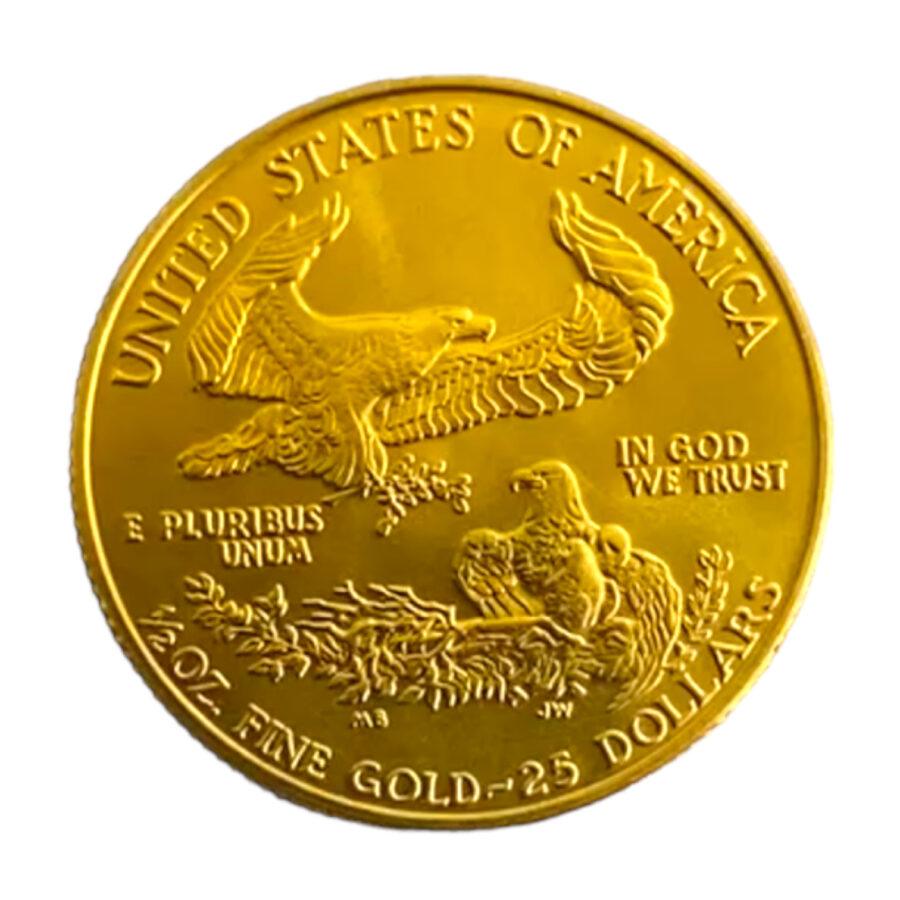 1/2 Oz 25 Dollars MCMLXXXVI – Image 2