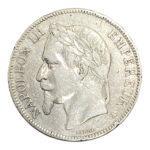 5 Francs Napoléon III, tête laurée, (A) 1867 PARIS
