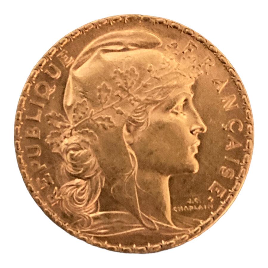 Pièces numismatiques en or