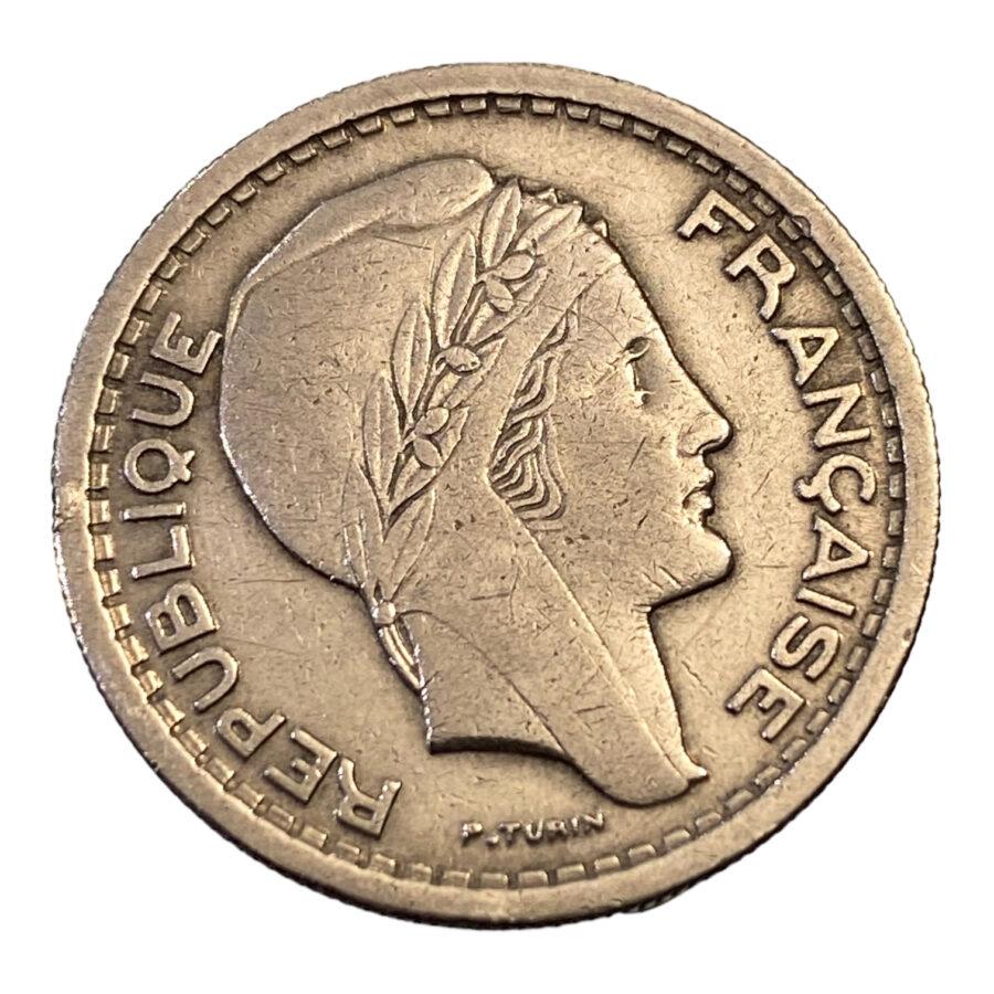 ALGÉRIE AL-DJAZAIR TURIN 20 FRANCS