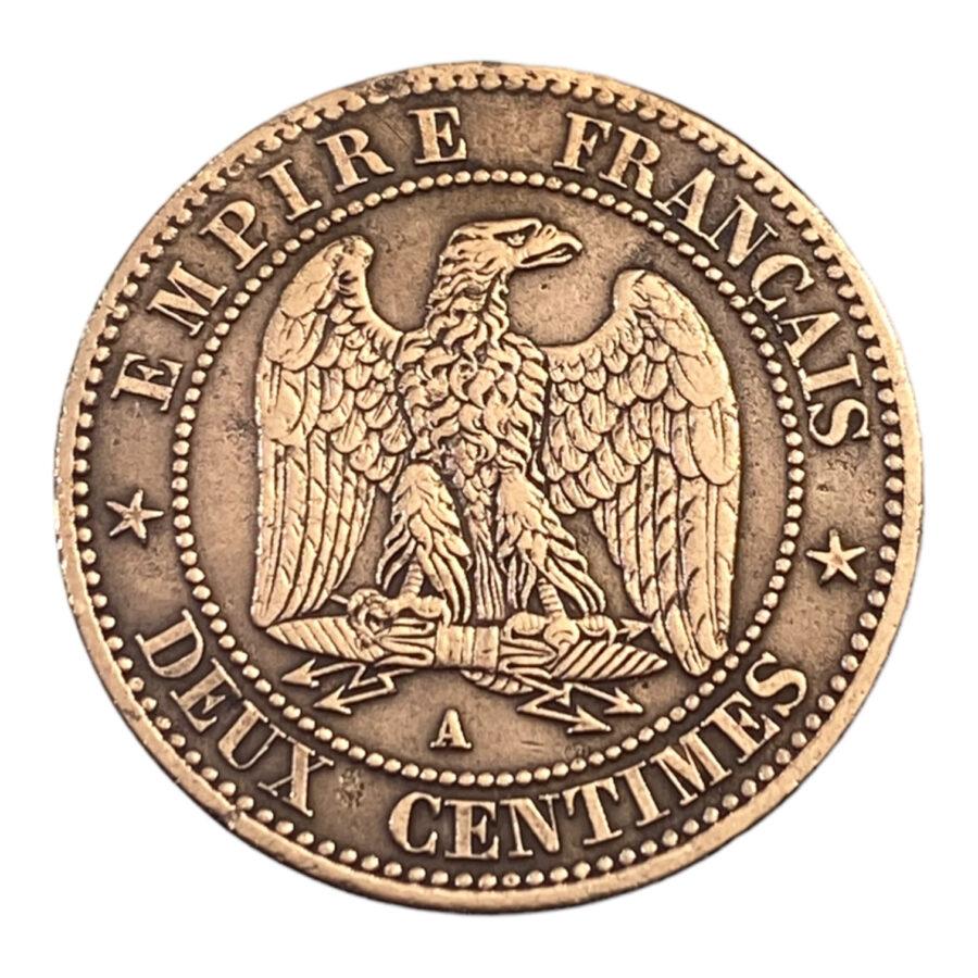 Les 2 Centimes Napoléon III Tête Laurée de 1862 à Paris
