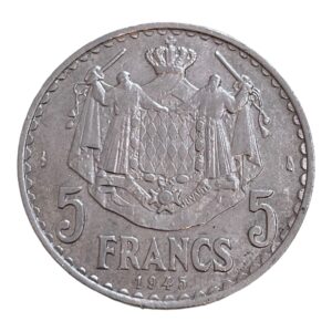 5 Francs Louis II de Monaco