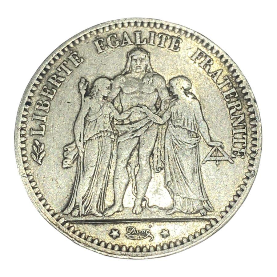 5 Francs Hercule 1875 PARIS – Image 2