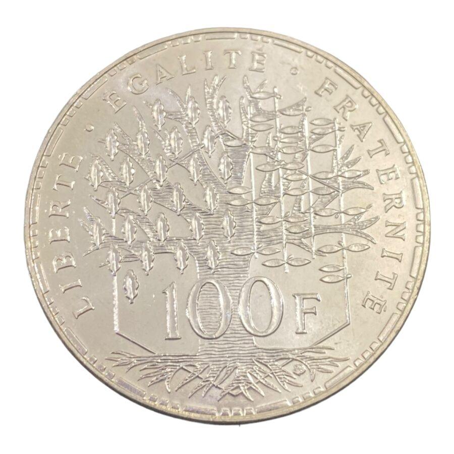 100 Francs Panthéon en Argent de 1995 – Image 2