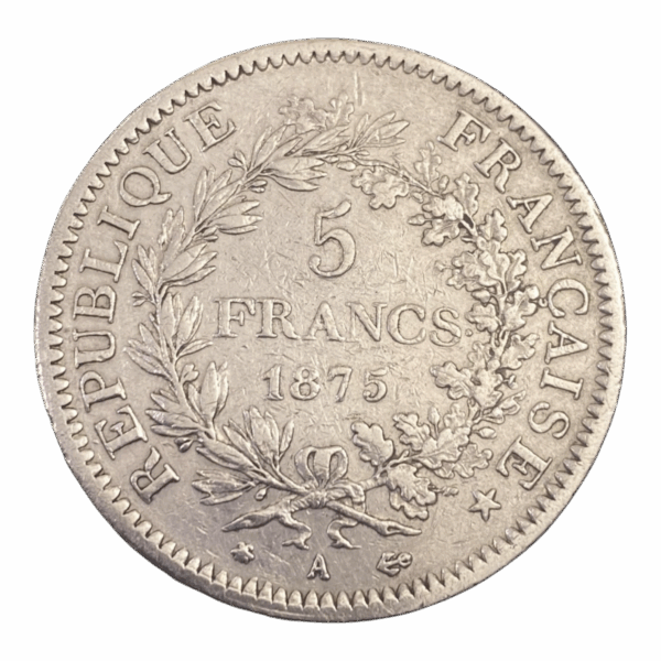 5 Francs Hercule 1875 Paris