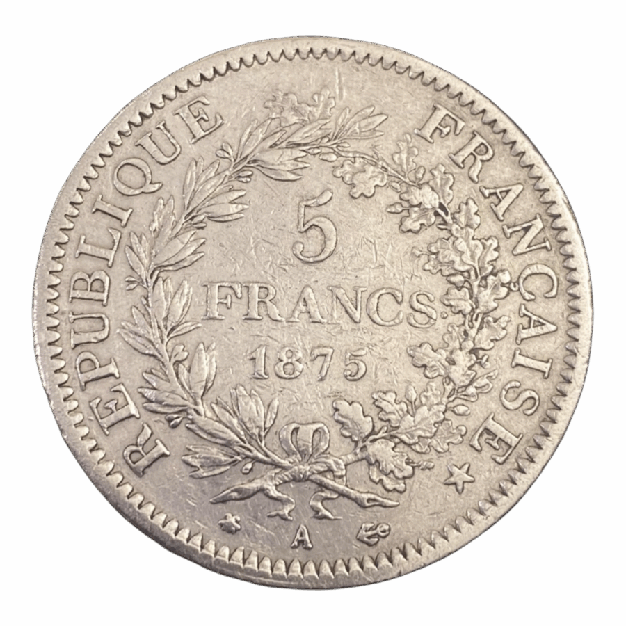 5 Francs Hercule 1875 Paris