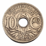  10 Centimes Lindauer de la Troisième République en 1930
