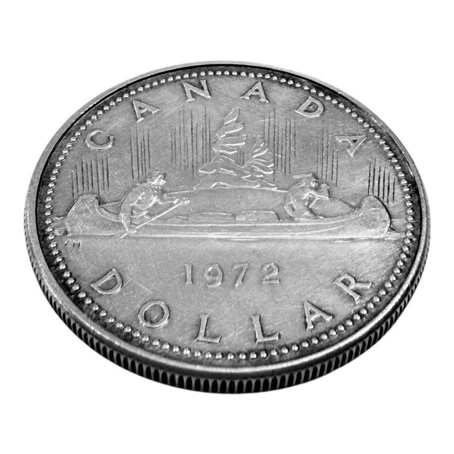 Canada 1 Dollar 1972 – Pièce Historique en Argent – Image 2