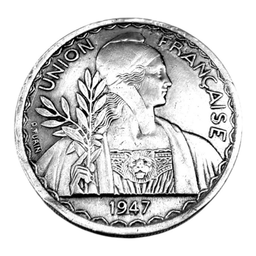 INDOCHINE FRANÇAISE 1 Piastre Union Française – Image 2