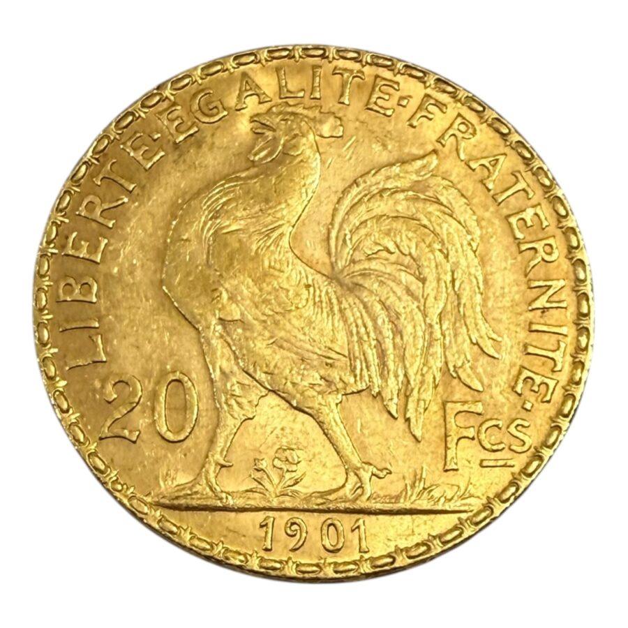 20 Francs Marianne Coq (Louis d'Or) – Image 2