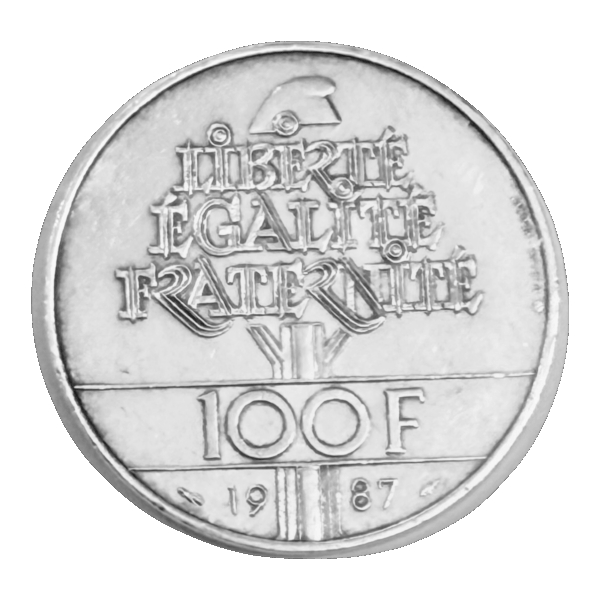 100 Francs Argent "La Fayette" - France 1987