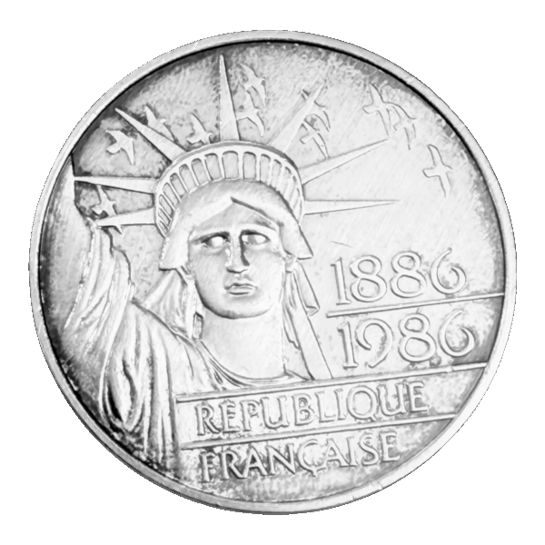 100 Francs Argent "Statue de la Liberté" – France 1986