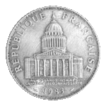 Pièce Rare – 100 Francs Argent Panthéon – France 1983