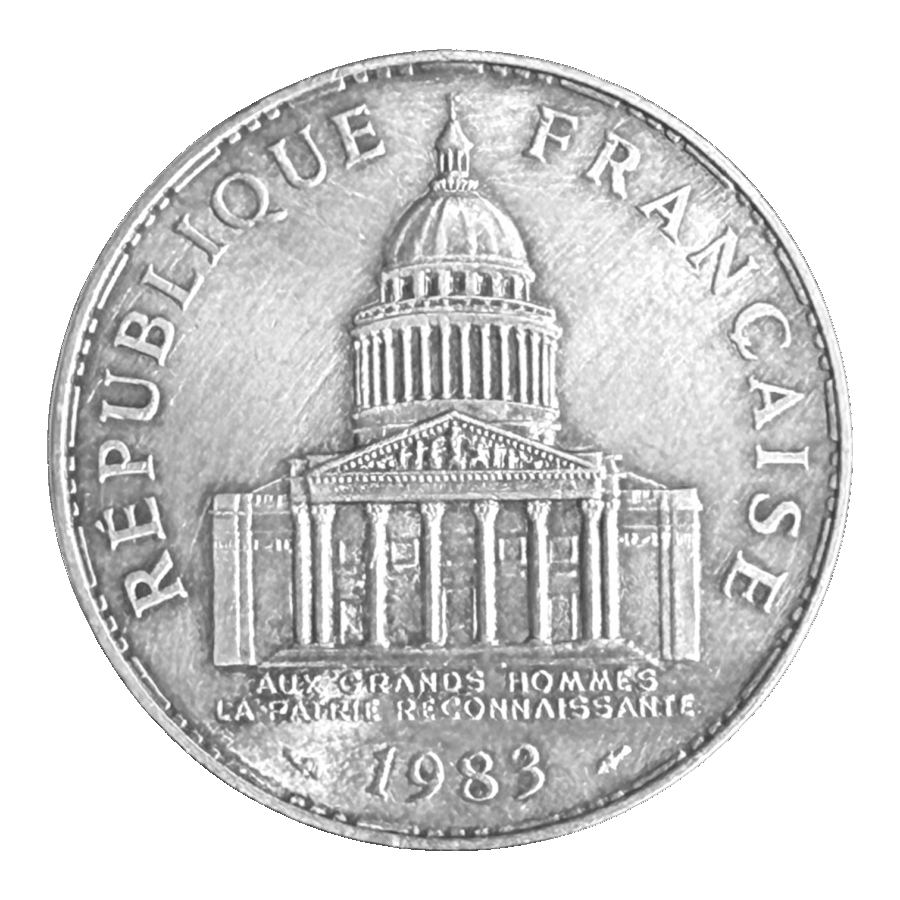 Pièce Rare – 100 Francs Argent Panthéon – France 1983