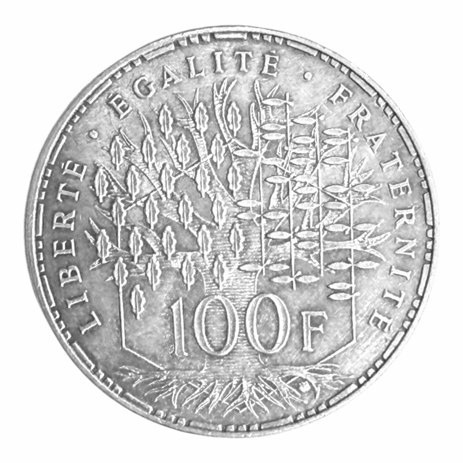 Pièce Rare – 100 Francs Argent Panthéon – France 1983 – Image 2